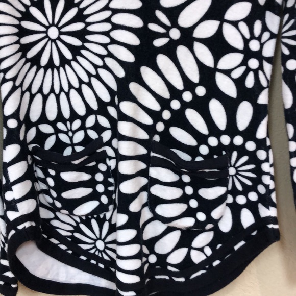 Tory Burch womans Wanda Towel Material Hooded Tunic Top Coverup V-neck size XS - Picture 3 of 8